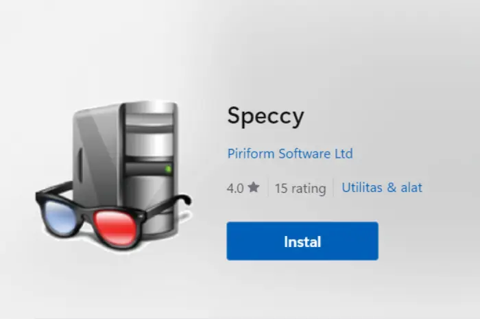 Cara Cek Spesifikasi Laptop dengan Speccy