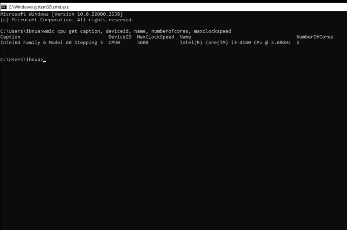 Menggunakan Command Prompt